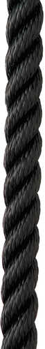 New England Ropes 3/4" X 50&#39; Premium Nylon 3 Strand Dock Line - Black