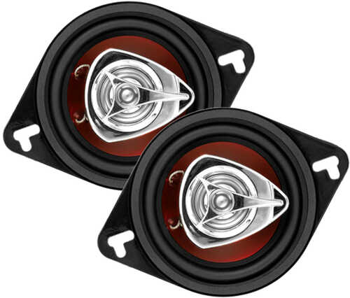 Boss Audio CH3220 3.5" 140W 2-Way Loudspeaker - Black - Pair