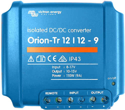 Victron Orion-TR DC-DC Converter - 12 VDC to 9AMP Isolated