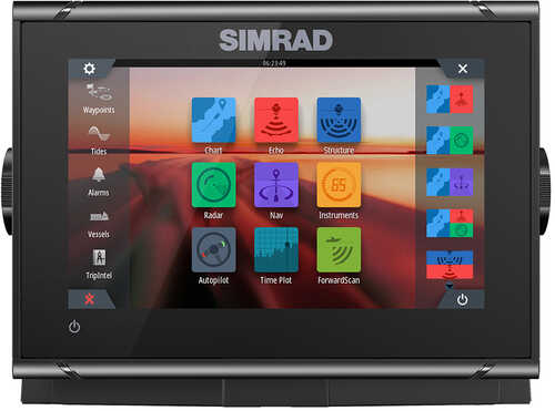 Simrad Go7 Xsr Chartplotter/fishfinder W/c-map Discover - No Transducer