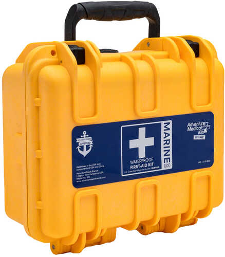 Adventure Medical Kits 01150601 Marine 600 Treats Injuries/Illnesses Waterproof Yellow