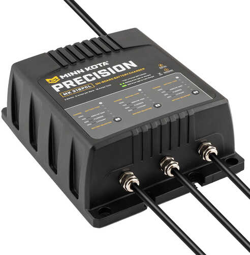 Minn Kota On-board Precision Charger Mk-318 Pcl 3 Bank X 6 Amp Li Optimized