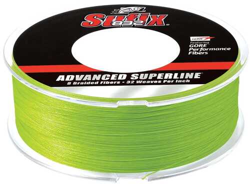 Sufix 832&reg; Advanced Superline&reg; Braid - 10lb - Neon Lime - 600 Yds