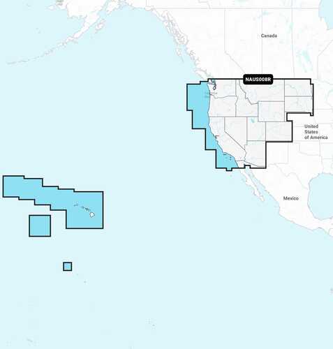 Navionics+ Naus008r U.s. West