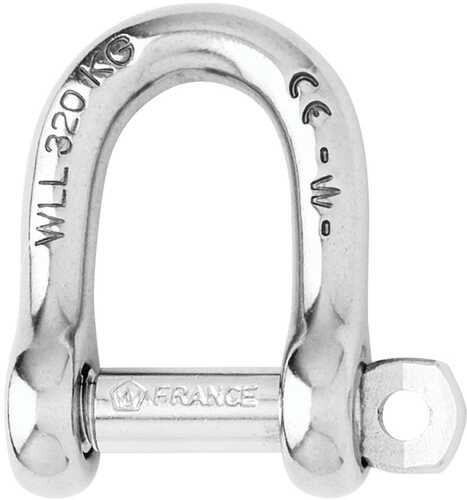 Wichard Self-Locking D Shackle - Diameter 4mm - 5/32"