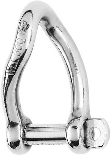 Wichard Self-Locking Twisted Shackle - Diameter 5mm - 3/16"