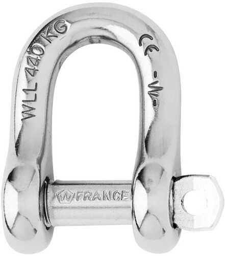 Wichard Captive Pin D Shackle - Diameter 6mm - 1/4"