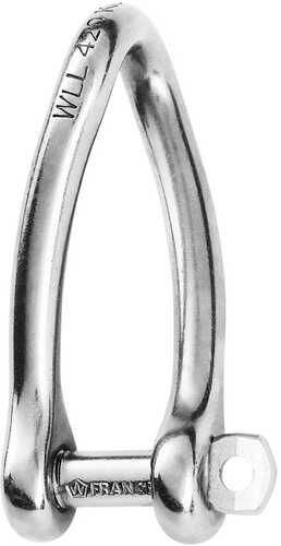 Wichard Captive Pin Twisted Shackle - Diameter 6mm - 1/4"