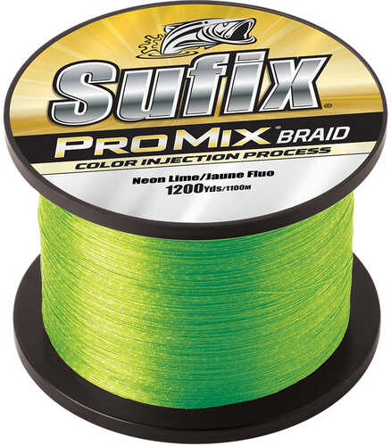 Sufix Promix&reg; Braid - 30lb - Neon Lime - 1200 Yds