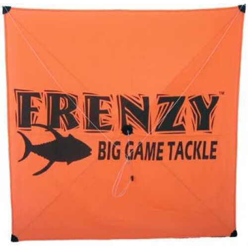 Frenzy Air Strike Fishing Kite Orange W/Clear Re-Useable Tube Md#: Ask-001