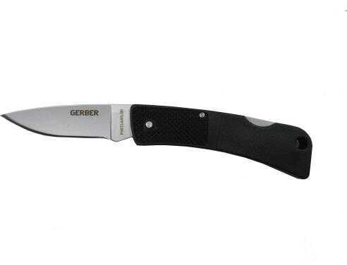 Gerber Folding Knife With Drop Point Blade & Black Zytel Handle Md: 06050