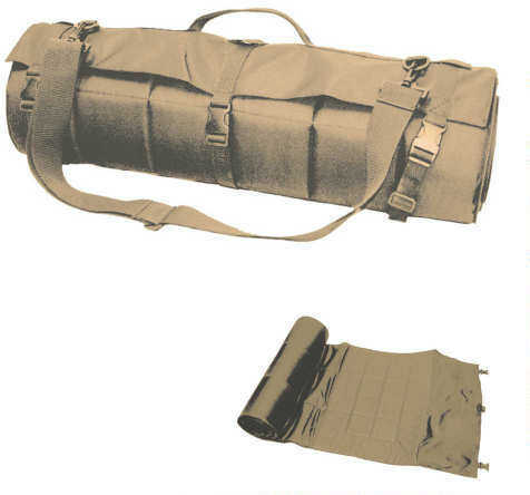 Bob Allen Tactical Shooting Roll Up Mat 27"X85" Tan Md: 900T