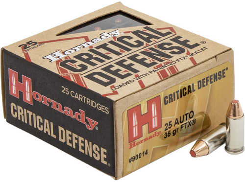 Hornady Ammo Cd 25 Auto 35 Gr FTX 25/Bx