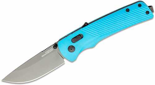 S.o.g Sog-11-18-03 Flash At 3.45" Folding Plain Tini Cryo D2 Steel Blade/civic Cyan Grn Handle Includes Pocket Clip