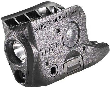 Streamlight TLR-6 Subcompact Gun-Mounted Tactical Light With Integrated Red Aiming Laser For Glock 42 & 43 Md: 69270