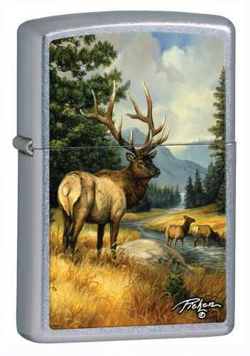 Zippo Lighter Lp - Stag River Street Chrome