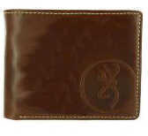 Browning Buckmark Leathr Wallet With Center Wing