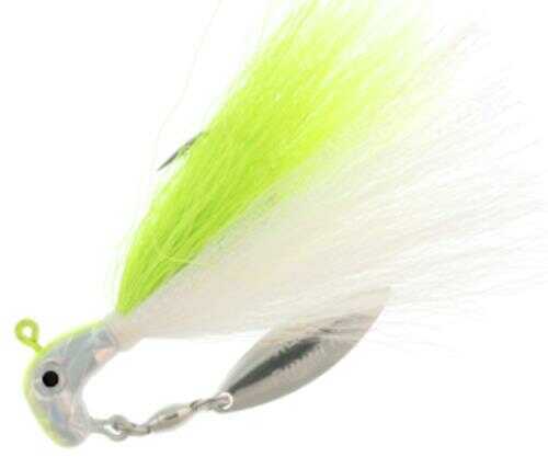 Blakemore Bucktail Pro Lemon Shad Charteuse White 3/8oz