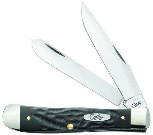 Case 18221 Rough Trapper Folder 3.25"/3.27" Stainless Steel Clip Point/Spey Synthetic Black