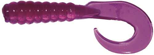 Bb 2" Curl Tail Grub Purple 10 Pk