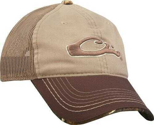 Drake Logo Tan/Brn Mesh Back Cap