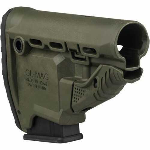 Mako Group M4/AR-15 Survival Buttstock w/Built-in 10 Rd Magazine Carrier -OD-Green