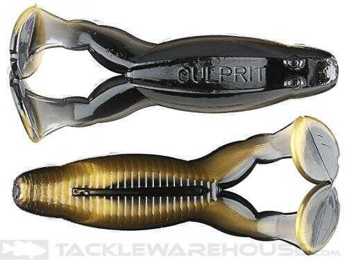 Culprit Incredi-frog 5" 5pk Black Gold Belly