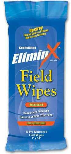 Code Blue D-Code Odor Eliminator Field Wipes  Model: OA1318