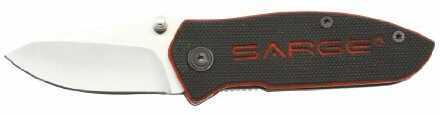 Sarge G10 Fold 3 1/4" Red Underlay Knife