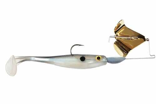 BB 3/8OZ SUICIDE SHAD BUZZ GLD/BLU