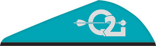 Q2i Rapt-X Vanes Teal 100 pk. Model: Q010410