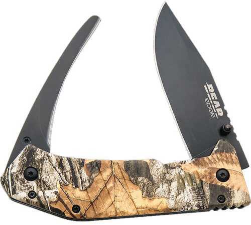 Bear and Son Double Blade Gut and Skinner Realtree Brown 5 in. Model: 71522