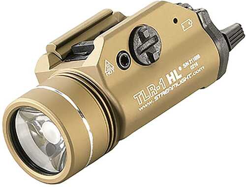 Streamlight 69266 Tlr-1 Rail Mount Flashlight 800 Lumens 3v Cr123a Lithium Flat Dark Earth