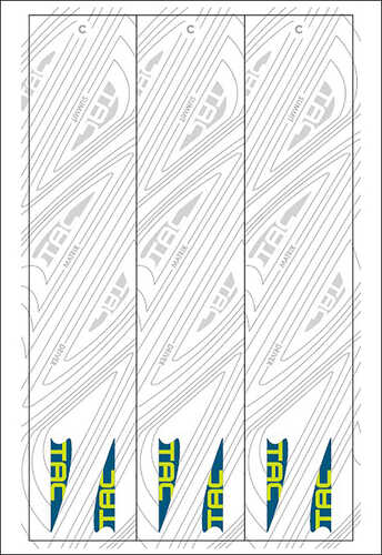 TAC Vanes Arrow Specific Wraps White Size C 4.675 13 pk.