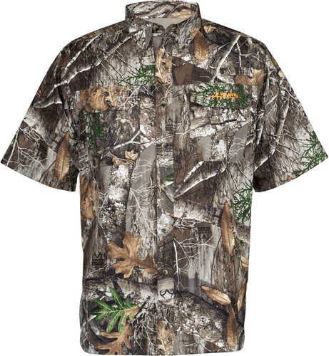 Habit Hatcher Pass Camo Guide Short Sleeve Shirt Realtree Edge X-Large