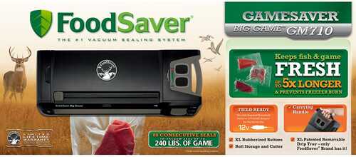 FoodSaver GameSaver GM710 Vacuum Sealer Black