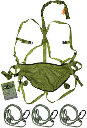 XOP Renegade Saddle Harness Green