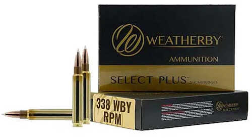 Weatherby Rifle Ammo 338 WBY RPM 225 gr.Interlock 20 rd. Model: H338225IL