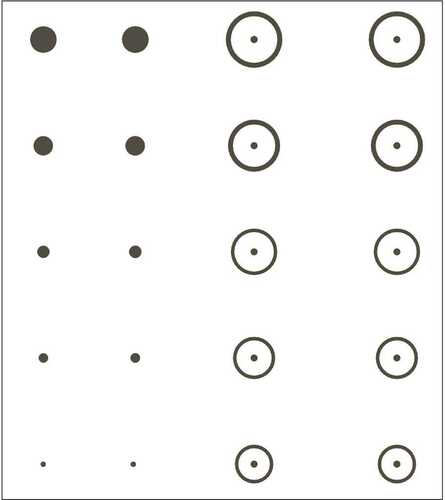 Gunstar Precision Target Reticle Set Black Model: 1402696