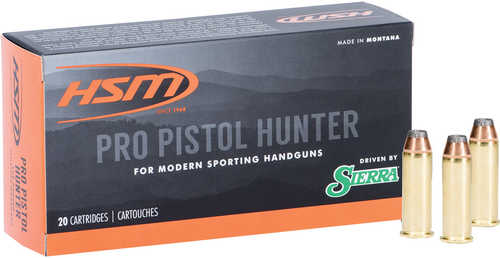 HSM Pro Pistol Hunter Ammunition 460 S&W Sierra JSP 300 gr. 20 rd. Model: HSM-460SW-5-N