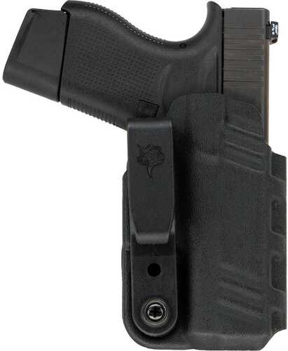 Desantis Gunhide 137KJOCZ0 Slim-Tuk IWB Fits Glock 43 w/Streamlight TLR6 Kydex Black