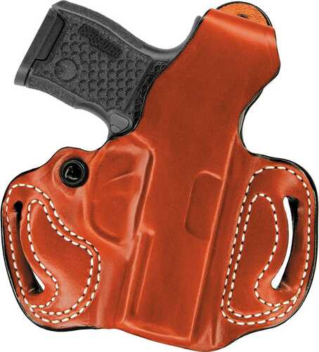 Desantis Gunhide 085Ta8JZ0 Thumb Brake Mini Slide Tan Saddle Leather OWB Sig P365,P365 Xl/SAS Right Hand