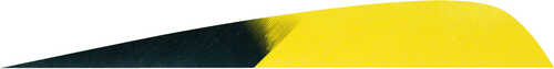 Gateway Parabolic Feathers Kuro Flo Yellow 4 in. LW 50 pk.