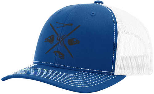 Fin Finder Skulls Mesh Hat Blue/White Model: