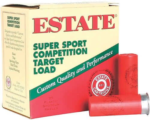 Estate Super Sport Competition Target Load 12 ga. 2.75 in. 3 Dr. 1 1/8 oz. 8 Shot 25 rd. Model: SS12H 8