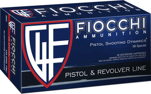 FIOCCHI 38 SPEC 158GR FMJ 50/BX