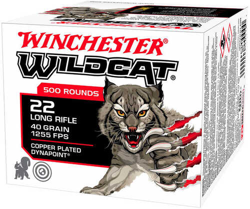 WIN WILDCAT 22LR 40GR LRN 500BX 10C