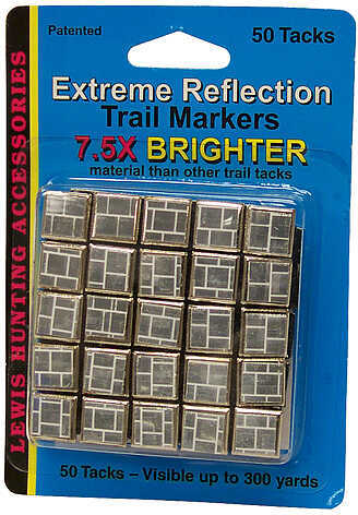 Lewis Extreme Reflection Tacks Square 50/Pk