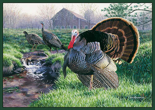 Custom Printed Rug Wild Turkey