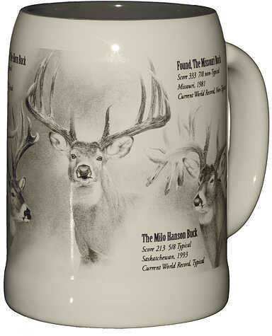 Reflective Art Beer Stein - World Record Whitetails .5L